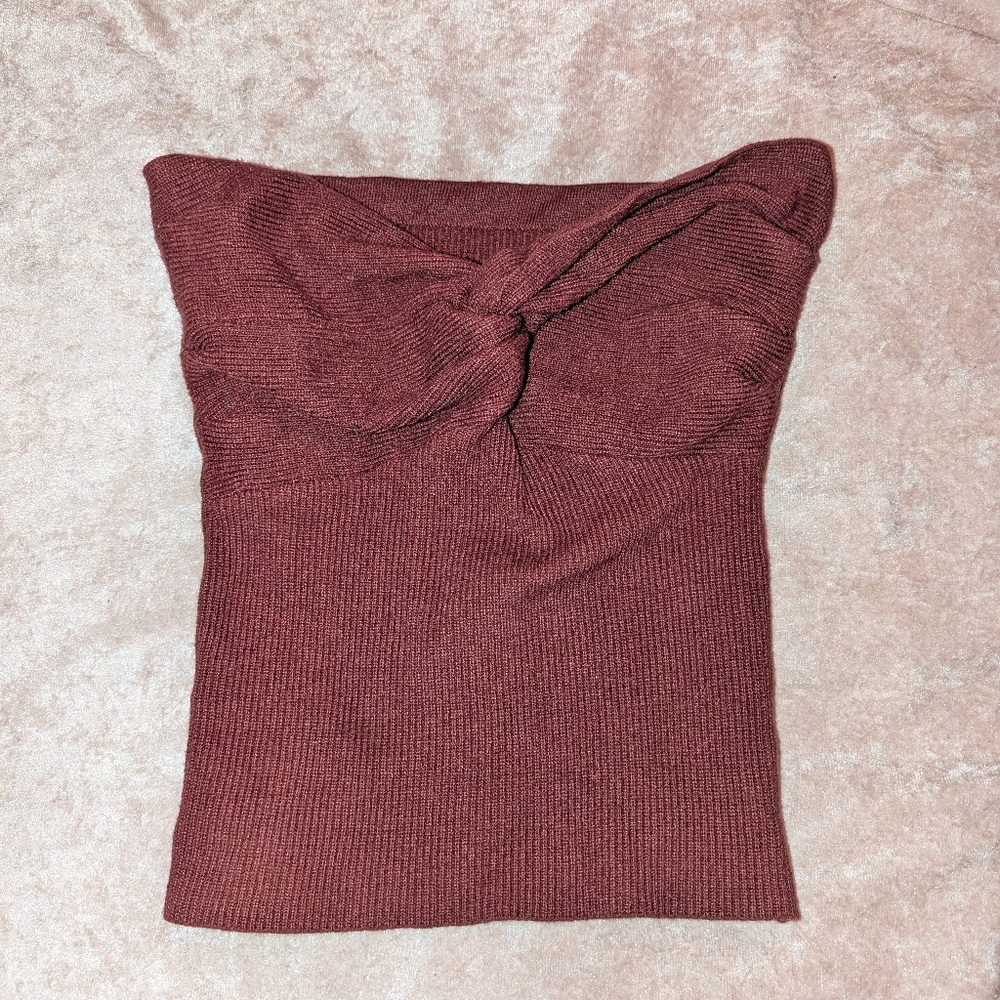 Elegant Brown Women's Sweater